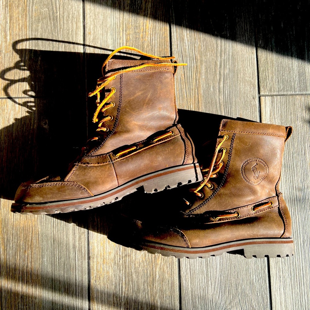 Polo Ralph Lauren Whitsand Size 9D Men’s Brown Leather Boot